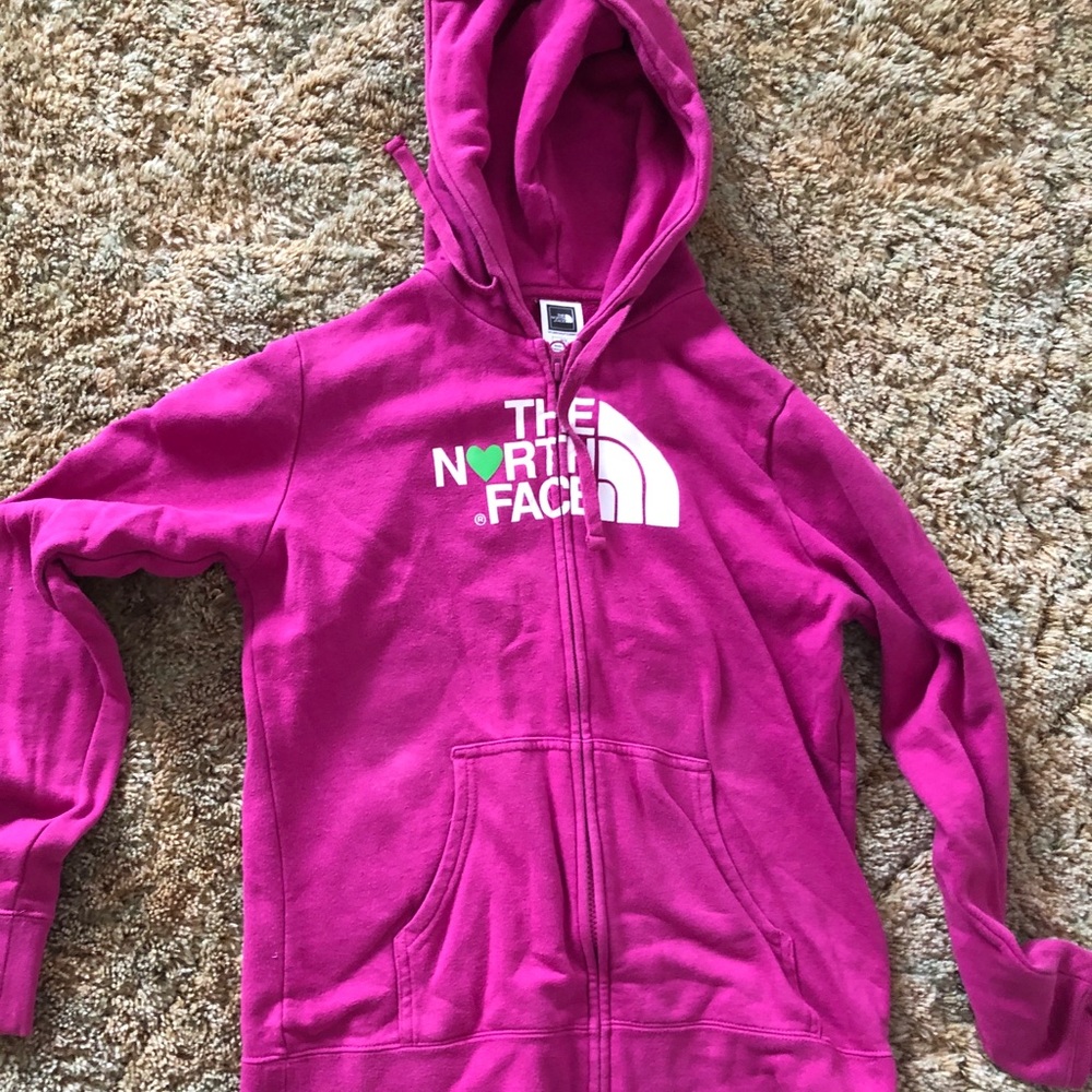North face zip up jacket